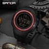 Sanda Multifunktionale Herren-Outdoor-Sport-Elektronikuhr
