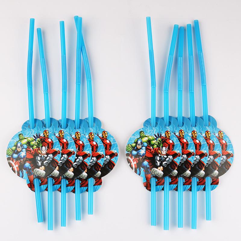 Avengers Tableware Set: Bunting, Cups, Plates, Masks, Cutlery, and Gifts for Indoor Parties