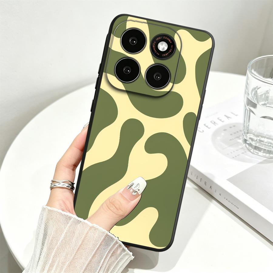 Black Dot Grid Case for Motorola G96 G22 G51 G73 G50 G53 G30 Edge 70 50 40 20 Pro 30 Lite S30 G71 G60s Phone Cover G32 G85 G86