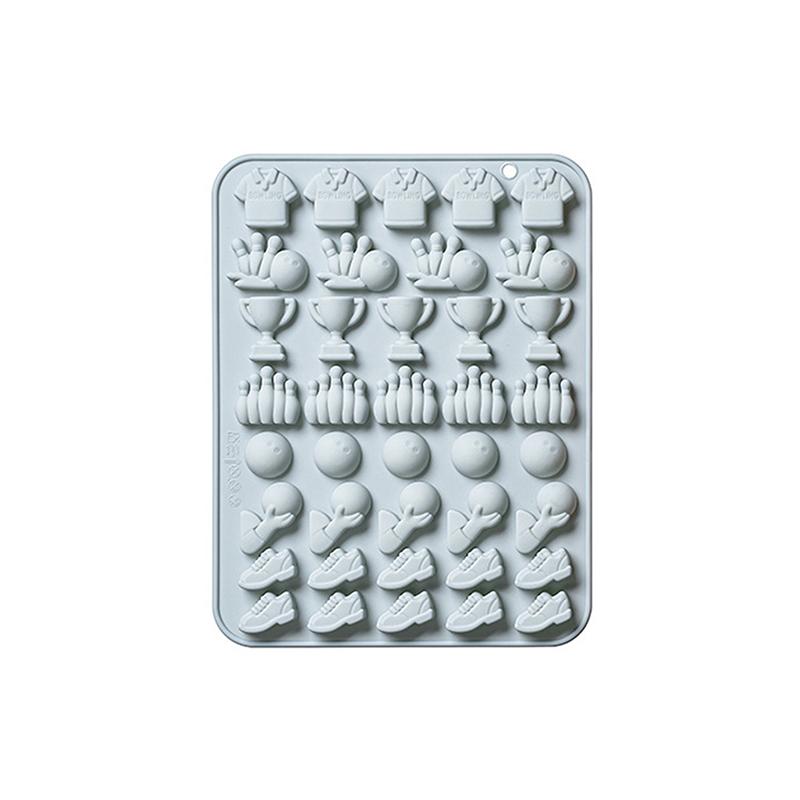 Bowling Chocolate Mold 39 Cavites Bowling Silicone Mold Sports Theme Silicone Candy Mold , Bowling Mold For Jello Gummy Ice Cube