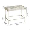 Wrought Iron Plant Stand Floor Standing Metal Hollow-Carved Design