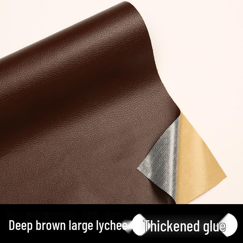 Self-Adhesive Lychee Pattern Leather Repair Patch for Sofa and Car Interior