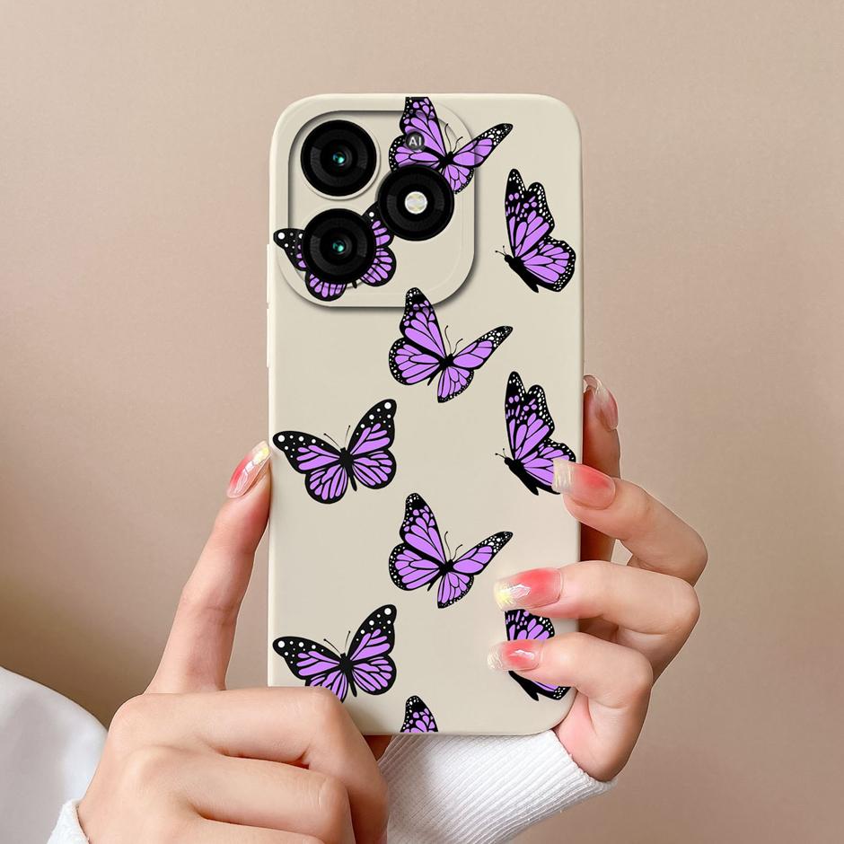 For Tecno Itel A70 Phone Case Cool Girl Cartoons Pattern Liquid Silicone Shell For ItelA70 A 70 High-quality New Design Fundas