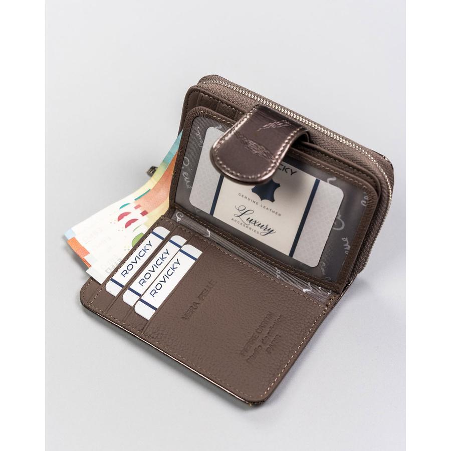 Schlankes Leder-Damenportemonnaie von Pierre Cardin