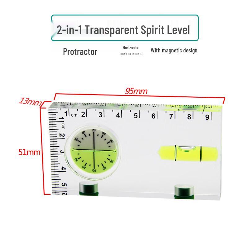 

Magnetic T-Type Angle Level Ruler