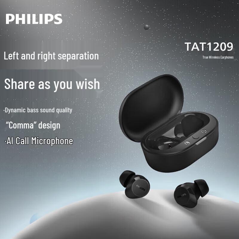 Philips TAT1209 True Wireless Earbuds