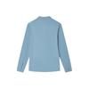 FILA Solid Color Casual Woven Long Sleeve Shirt Men shirts Dreamy-Blue F11M412403F-BU