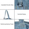 Damenmode Jean Denim Umhängetaschen Geldbörse Lässige Schulter Tragetasche