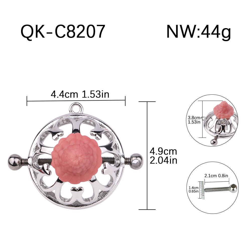 Metal Restraint Nipple Clamps - Erotic Adult Flirting Toy