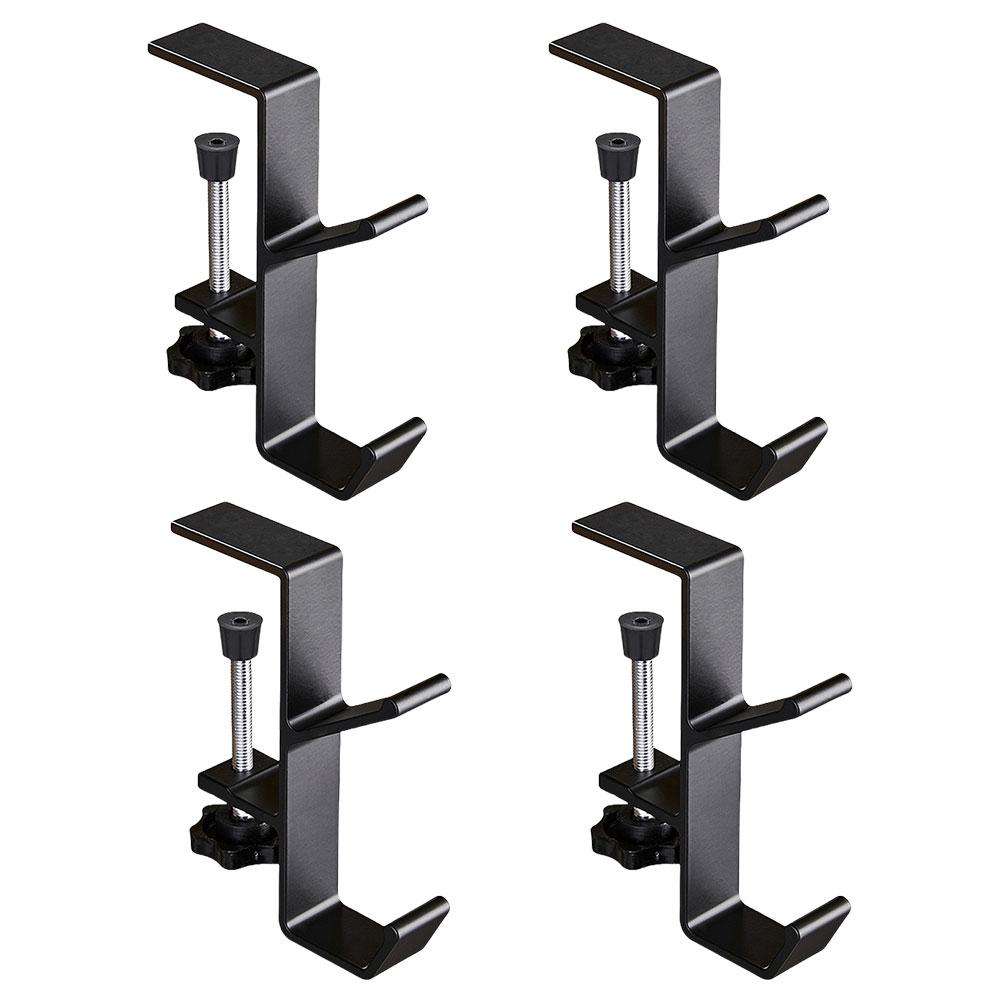 Verstellbares Kaminstrumpf- und Girlandenhalter-Set aus Metall für Weihnachtsdekorationen. Erhältlich in 2, 4 oder 6 Stück.