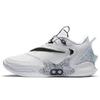 Nike Adaptează BB 2.0 'White Cement' (Unisex) Pantofi de Baschet Albi / Negri / Gri Ciment BQ5397 101