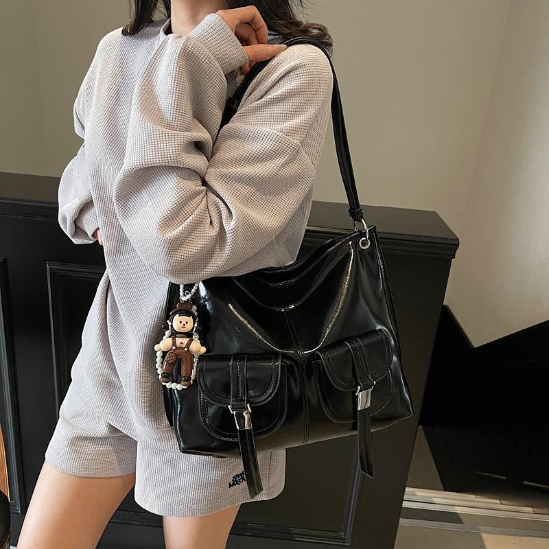 Fashion Large-capacity Tote Bag Women's New Bag Multi-pocket Shoulder Bag