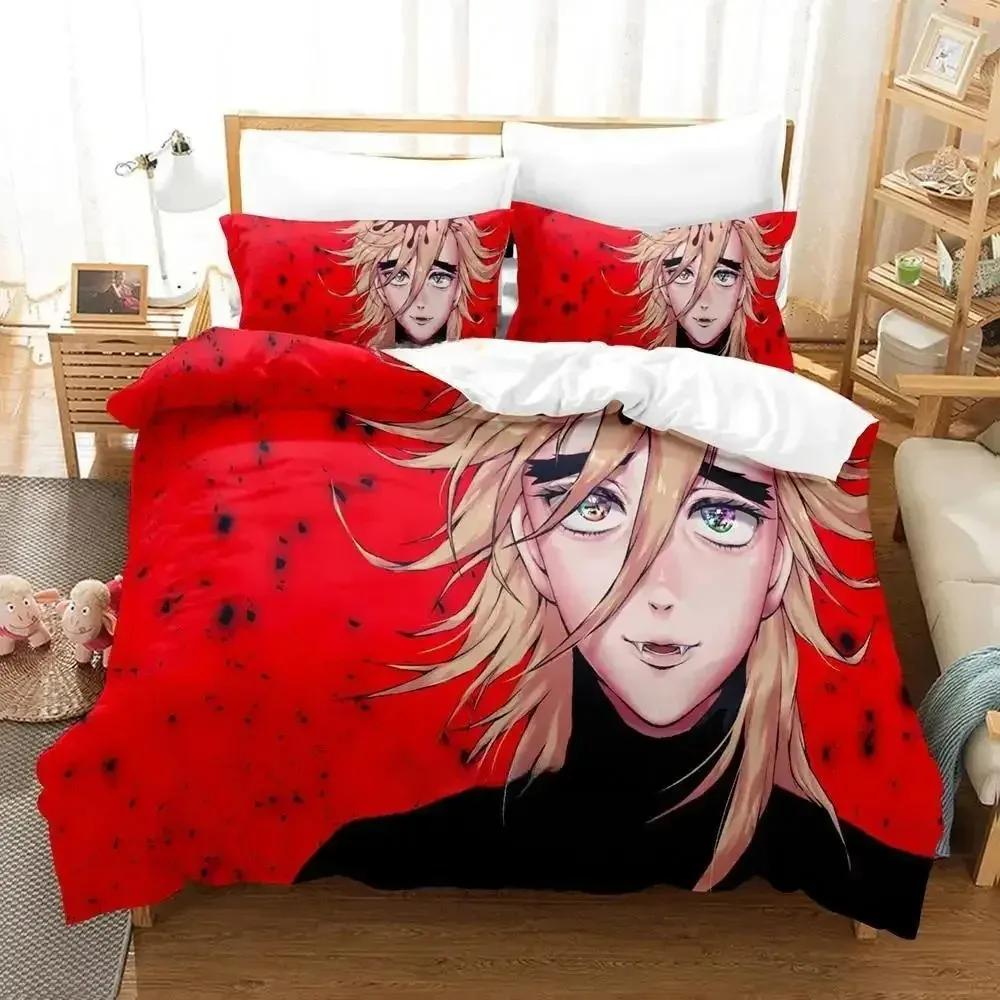 Nytt Doma Sängklädesset Enkelt Twin Full Queen King Size Sängset Vuxen Barn Sovrum Påslakanset 3D Tryck Anime Lakan Set