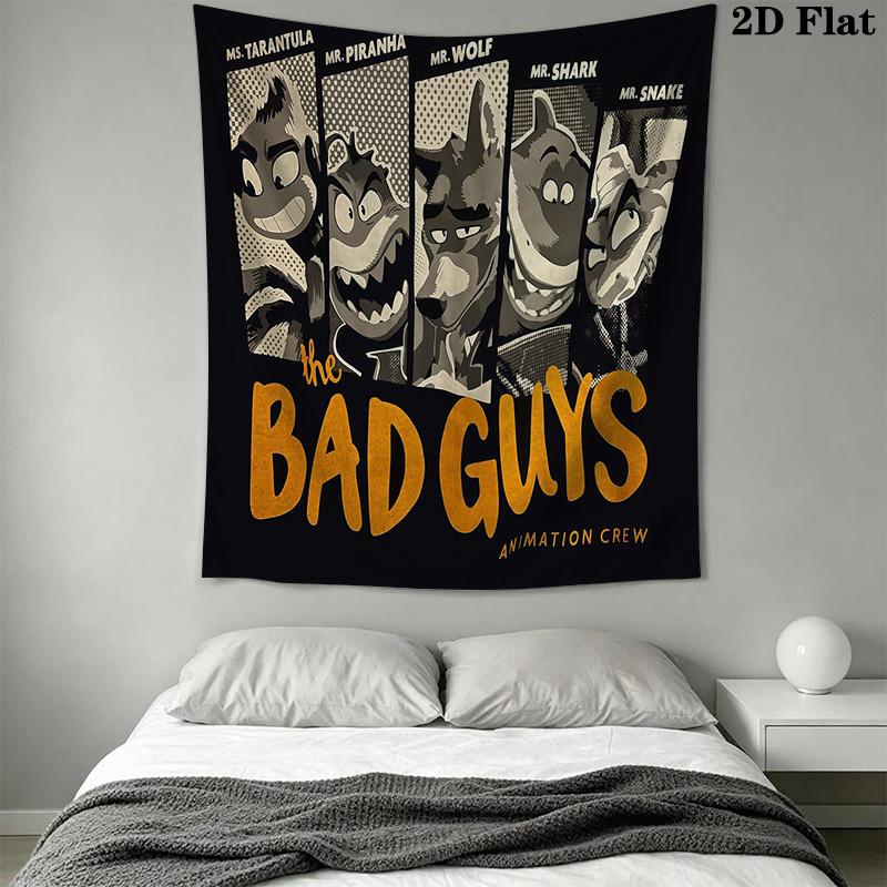 The Bad Guys 2 Wild Adventure Bedding 1 Duvet Cover 2 Pillowcase Without Core Soft And Comfortable Christmas Birthday Gift Bedding Set