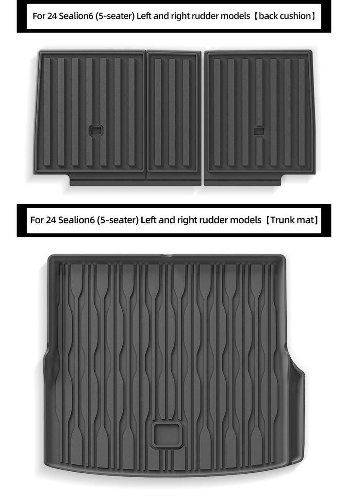 2024 BYD Sealion 6 RHD All-TPE Waterproof Floor Mats