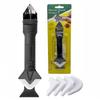 1Set Multifunction Coner Caulking Tool Silicone Scraper Glue Remover Knife Angle Beauty Crevice Spatula Tool Grout Scraper