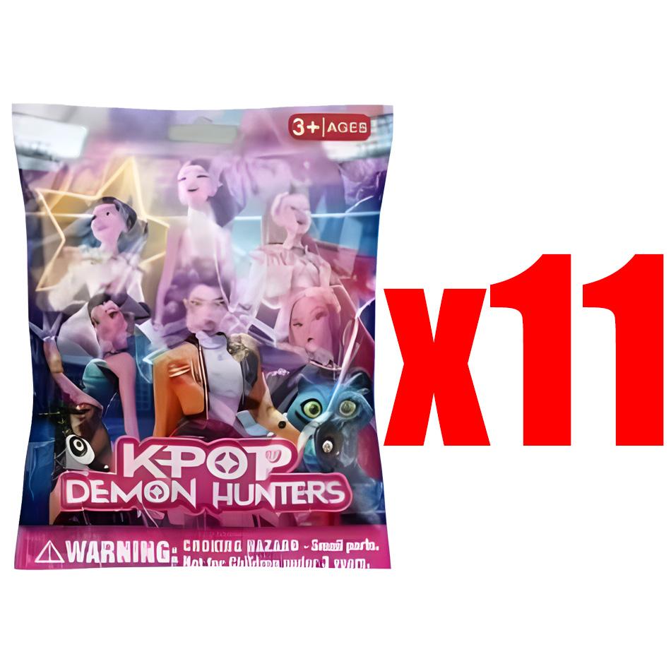 Blind Box Anime Demon Hunters Mini Figurines  Kpop Cute PVC Mystery Box Collectible Doll Model Decorative Item