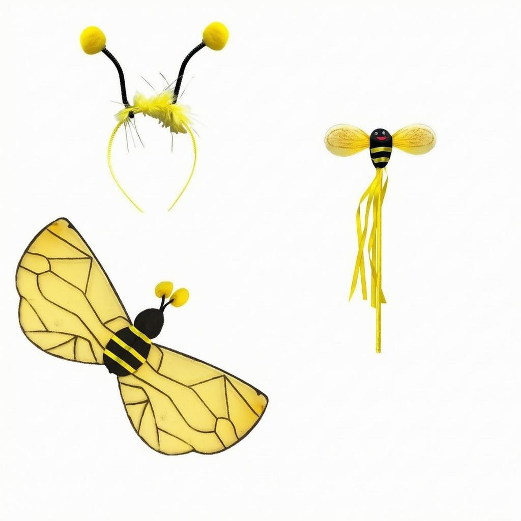 Bienen Kostümzubehör mit Flügelaufsätzen Sicheres Set Langlebig