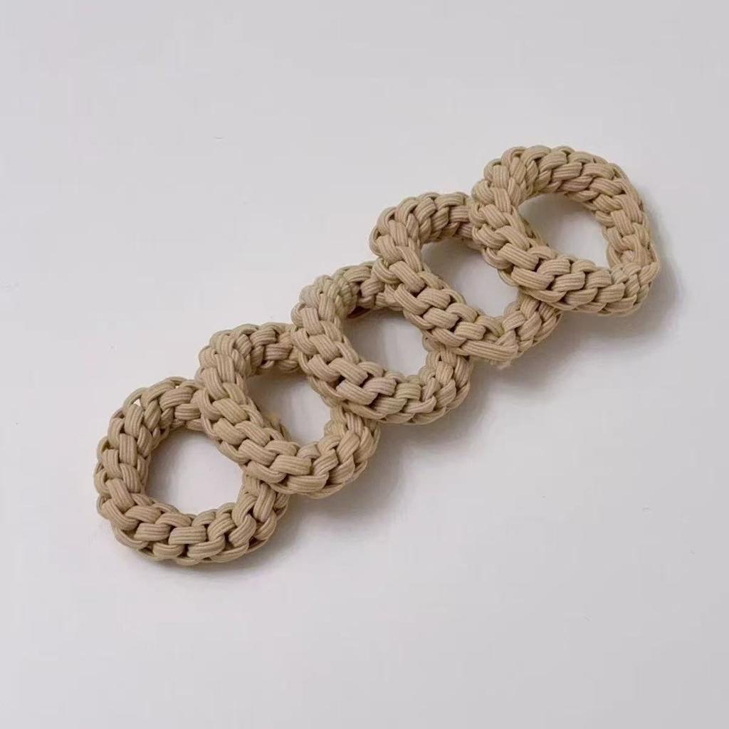 5pcs/bag High Elastic Durable Rubber Bands for Women Without Damaging Headwear Female Hairbands Hair Style Accessories for Women