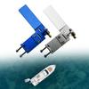 Fernsteuerungsboot Aluminium Steuerpinne Aufgerüstete Kits Mit Messing-Ausguss für Elektrische Methanolboote 75mm/95mm