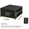 Wasserdichte Outdoor-Modulsofa-Abdeckung Robuste L-Form-Sofa-Abdeckung Rasen-Sofa-Abdeckungen Gartenmöbel Wetterschutz