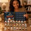 Christmas Advent Calendar Days Countdown 2D Acrylic with Daily Surprises for Holiday Decor