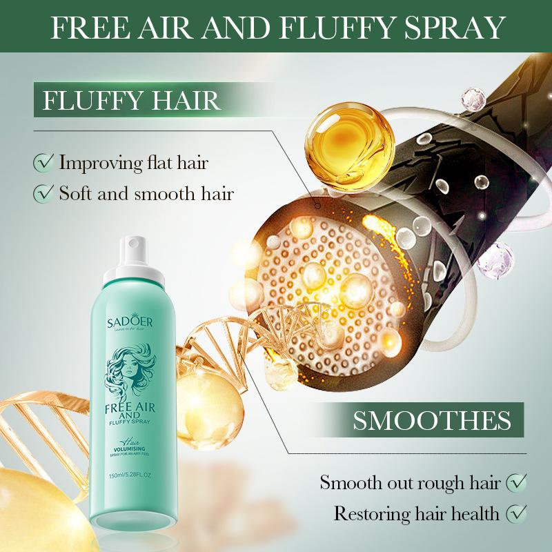 Hair Fluffy Spray SADOER Oil Removal To Improve Hair Slump Smooth Spray