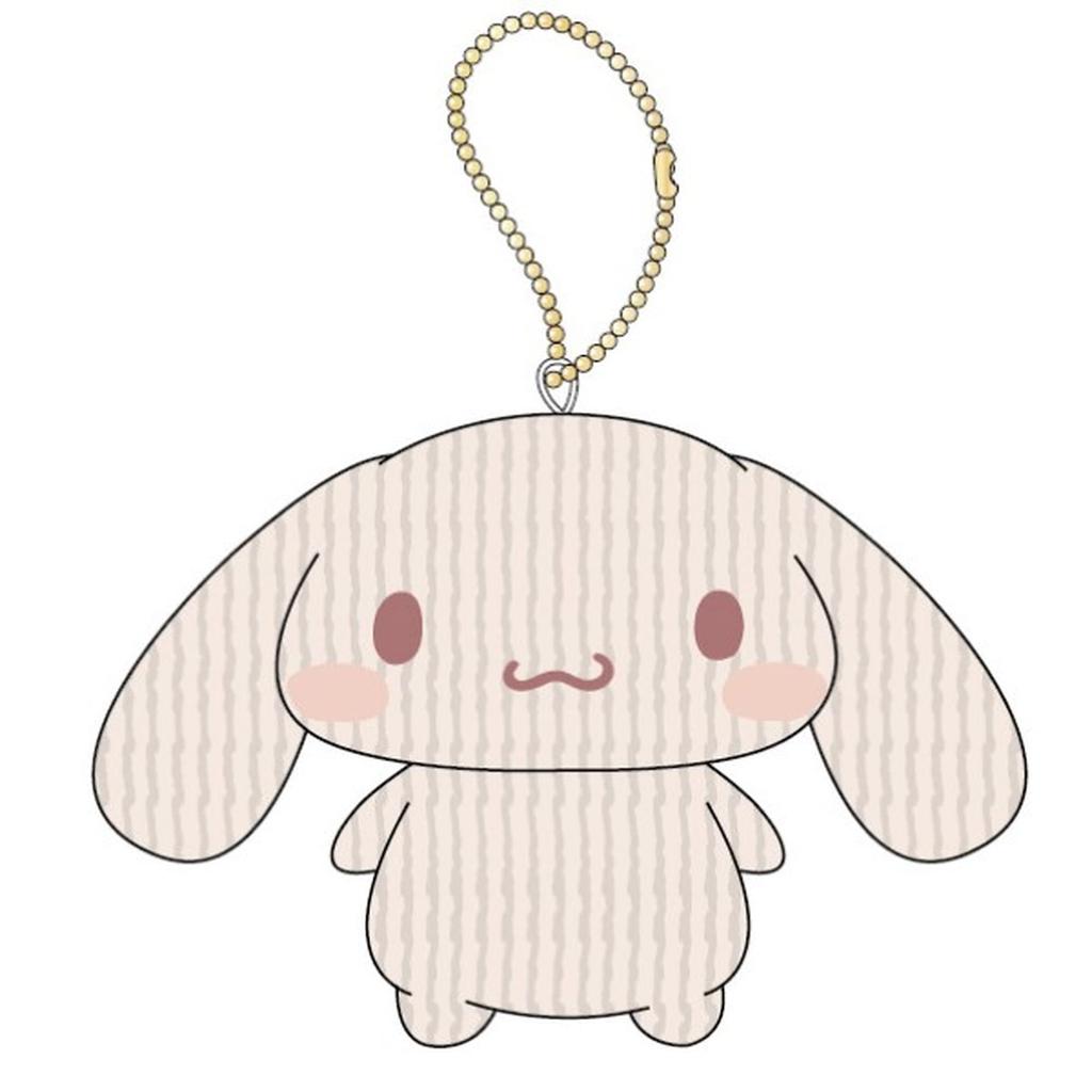 K Company Cinnamoroll Corduroy Series Ball Chain Mascot Pink H86 X W128 X D65mm CNC-BM-PK