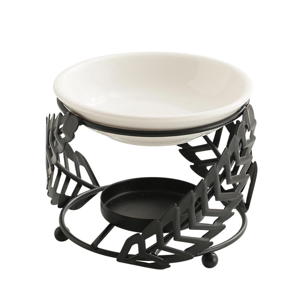 Ceramic Oil Burner Candle Holder for Romantic Home Ambiance