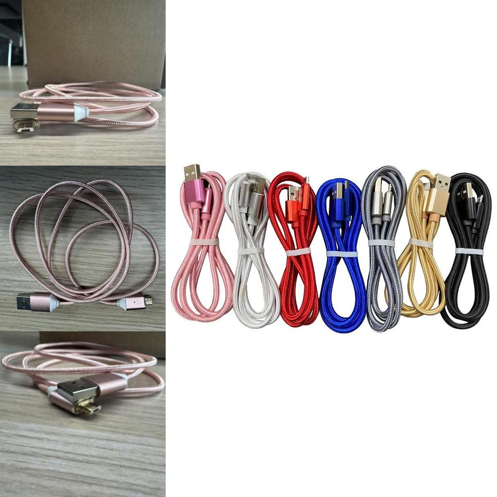 Pvc Transparent Braided Micro Usb Fast Charging Cable For Smartphones And Devices