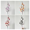 10 Pcs Artificial Plum Blossom Fake Long Stem Wintersweet Flowers Realistic Faux Silk Cherry Branches for Wedding Home Office