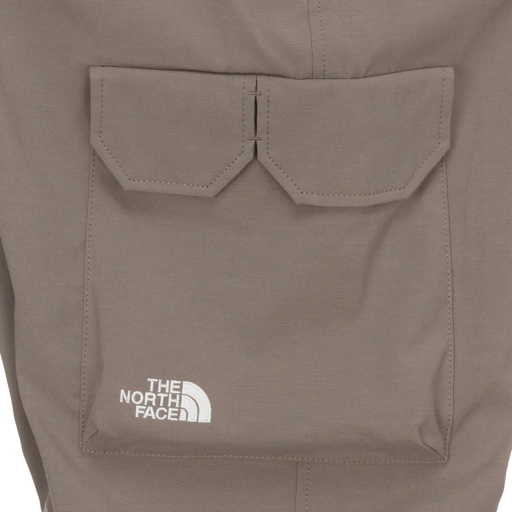 The North Face Neilton Hose Brief-Logo Unifarben Reißverschluss Locker Weiter Beinschnitt Freizeit Hose Unisex Hose Braun NP6NQ51K