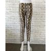 Skinny legíny s potiskem hadí kůže Leopard Slim kotníkové kalhoty jedné velikosti