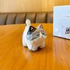 1Pcs Resin Small Cat Ornament Colorful Mini Imitation Wood Carving Meow Family Kitten Figurines Cute Crafts Gifts Desktop Decor