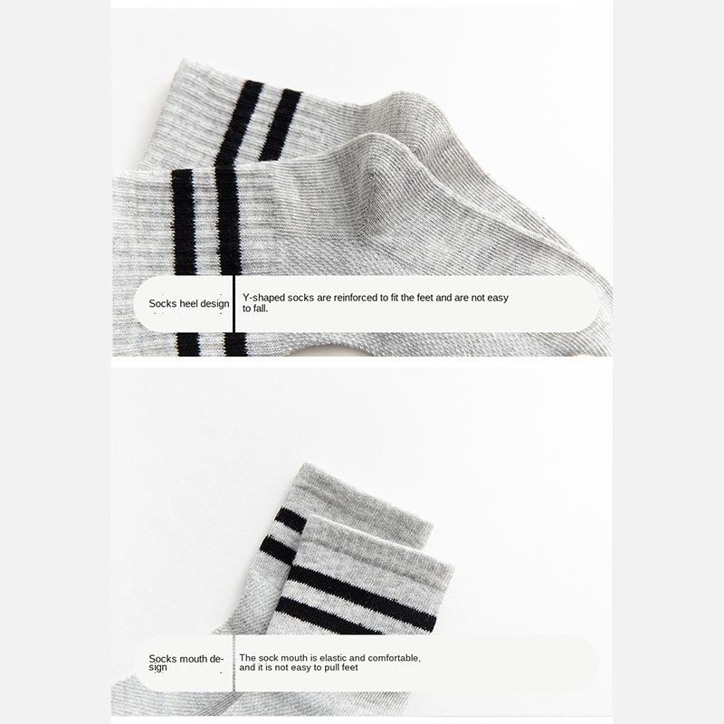 Children's Socks Spring Summer Thin Mesh Socks Solid Colour Boys Short Socks Girls White Student Mid-calf Socks Baby Socks