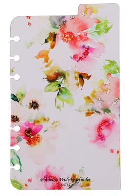 Franklin Planner Botanica Wide Page Finder 64747 Compact Peony