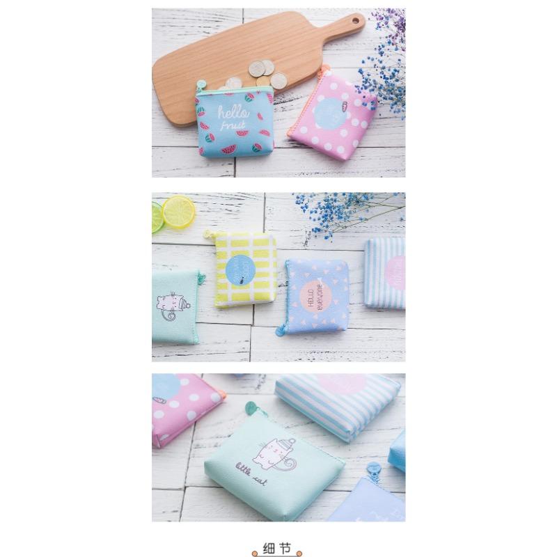 Милый мультяшный детский кошелек для монет женский кошелек с изображением животных — фото 7