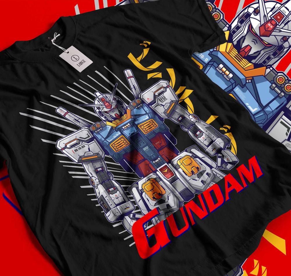 

Gundam Wing TShirt Japanese Anime Tshirt Manga Shirt Graphic Art Gift Shirt 093 M