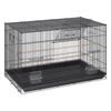 30 inch Bird Cage, Metal Large Parakeet Cages for Cockatiels Small Parrot Budgies Lovebirds Canaries, Pet Bird Cage with Rolling Stand and Tray