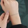New Minimalist Zirconia Bracelet - Luxurious, Niche, Sophisticated, Exquisite Hand Chain for Women, Fashionable and Versatile Accessory
