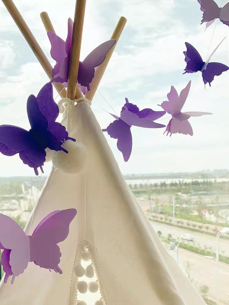 Colorful 3D Butterfly Paper Flower Decor for Parties and Events