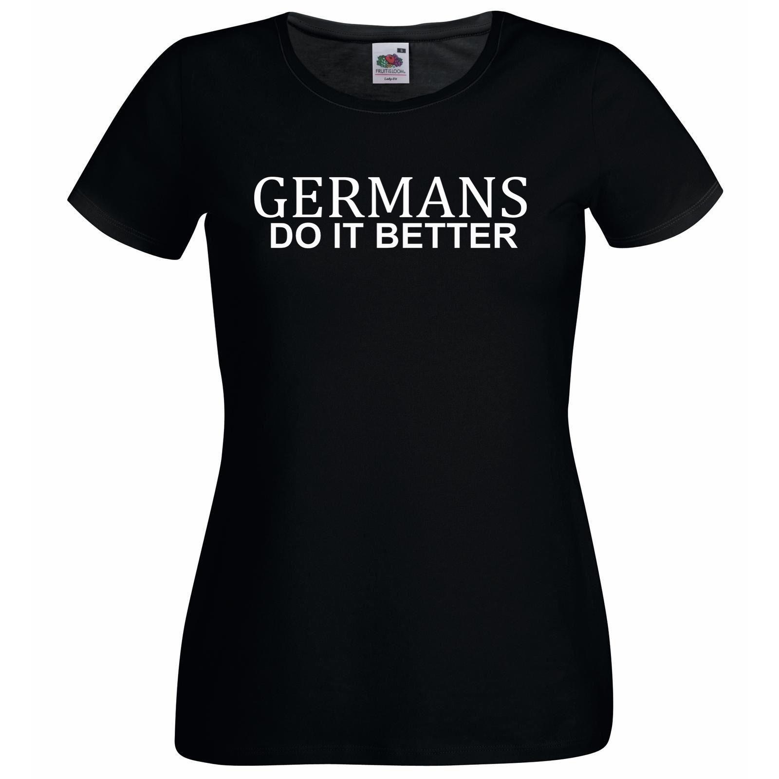 Ladies Black Gerunisexs Do It Better Funny Gerunisexy Stateunisext Quote TShirt 2XL