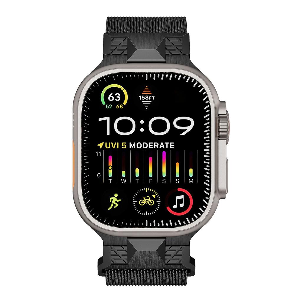 Magnetic Milanese Band for Apple Watch Ultra 3 2 49mm 11 10 46mm Luxury Loop Strap for iWatch Series 9 8 7 Se 45mm 44mm Bracelet