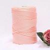 Fio Adicional de Polipropileno Centro Vazio Fio para Artesanato Substância Macia Ventilada Para Tricô Crochê Uso Constante