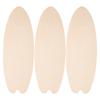 3Pcs Blank Wooden Surfboard Wall Hanging Decor Unfinished Sign Party Wood Craft Wall Decor Bathroom Signs Outdoor