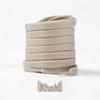 In-Stock Elastic Flat Shoelaces for Casual and Sports Shoes - Black, White, Beige