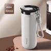 350/500Ml Stainless Steel Coffee Mug Insulated Water Cup Portable Double Wall Vacuum Flask Leak-Proof With Lid Travel Coffee Cup