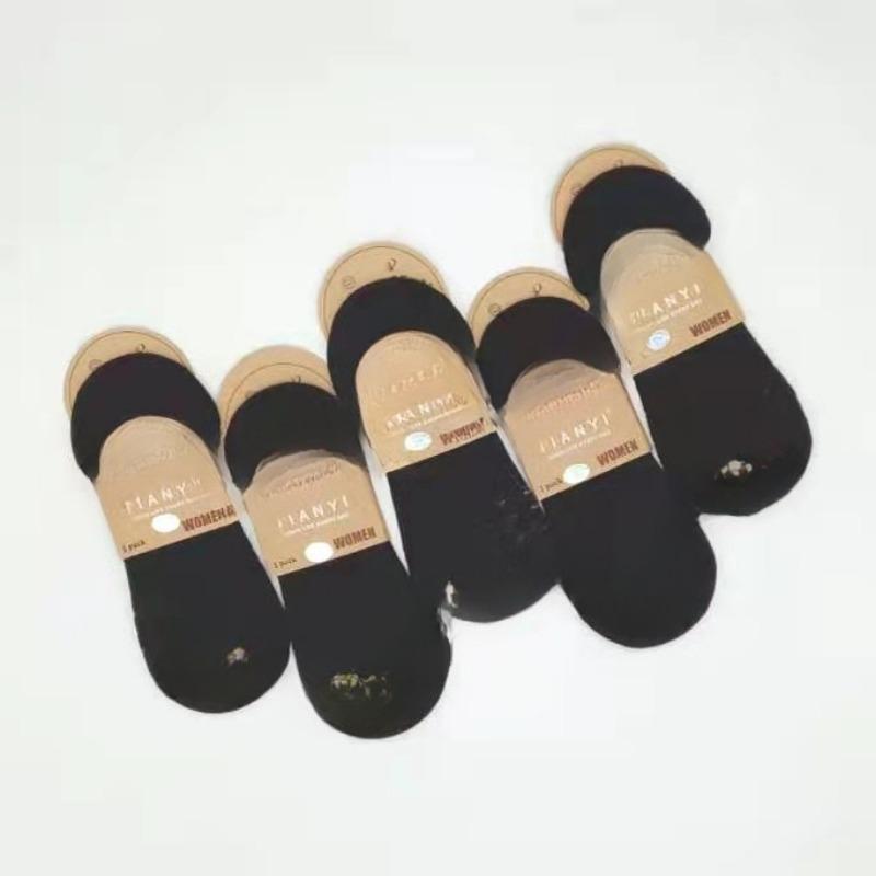 Women Spring and Summer New Simple Mesh Breathable Invisible Boat Socks