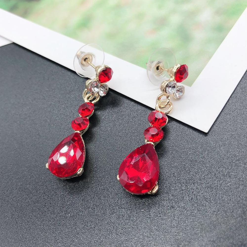 Bridal Earrings Necklace Crown Three Piece Set Wedding Jewelry Set Bridal Chain Tiara
