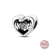 100% Copper Love Mother And Daughter Charms Fitoriginal Bracelets Diy Jewelry Making For Women Gift